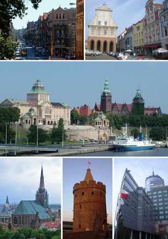 Szczecin — zdjęcie panoramy