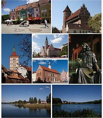 Olsztyn — zdjęcie panoramy