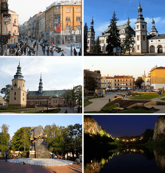 Kielce — zdjęcie panoramy