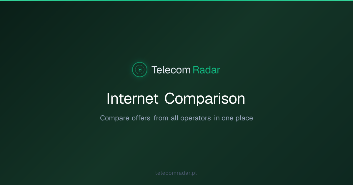 Internet & TV Comparator — compare offers online | TelecomRadar